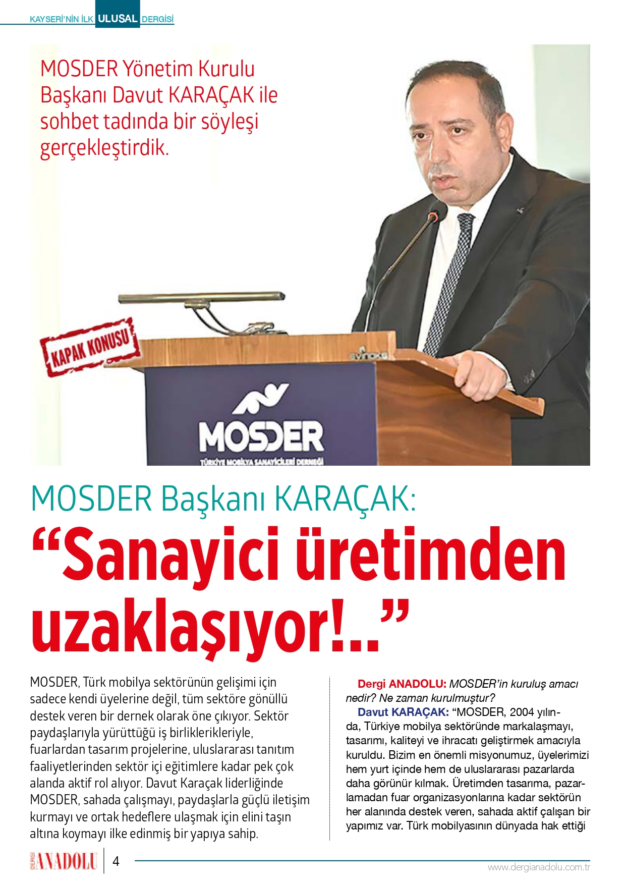 Mosder Başkanı